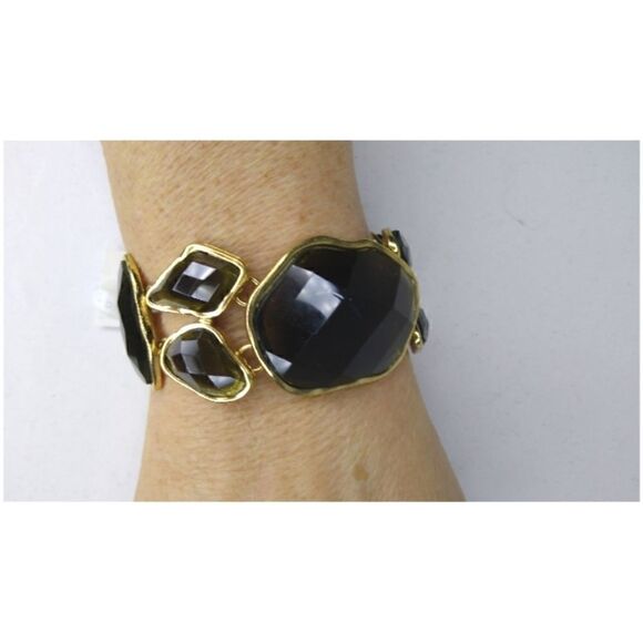 Ethel & Myrtle NWT Smokey Topaz like Bracelet - Picture 3 of 3